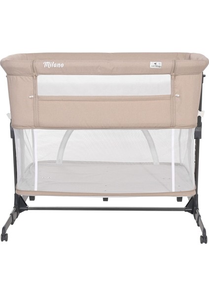 Milano 2 In 1 Anne Yanı Beşik - Beige indirimleri