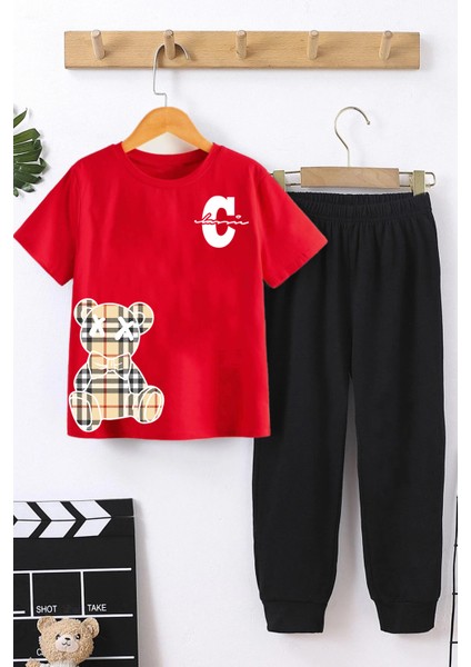 Only Trendwear Çocuk Bear Alt - Üst Eşofman Takımı