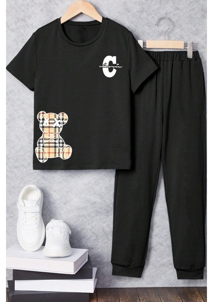 Only Trendwear Çocuk Bear Alt - Üst Eşofman Takımı