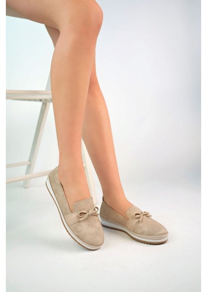 Dolgu Taban Krem Kot Kadın Ayakkabı fiyatları