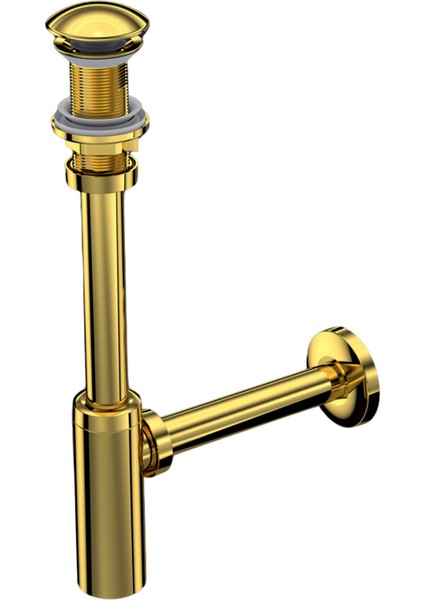 Arc Ayarlanabilir Altın Lavabo Sifonu Abs 220441