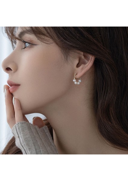 Metal Alaşım Üzeri Altın Kaplama Kadın Inci Küpe fiyatları