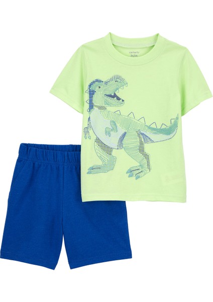 Erkek Bebek Şortlu Set