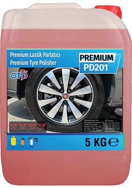 Lastik Parlatıcı 5 kg (1/3 Konsantre Vişne Kokulu)