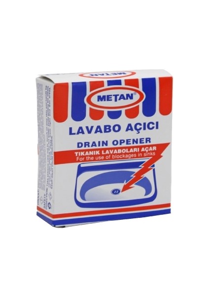 Lavabo Açıcı Toz 2 Adet