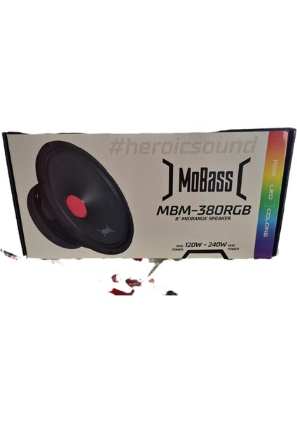 MBM-380RGB 20CM Oto Midrange Hoparlör