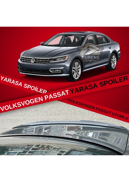 Volkswagen Passat B8 8.5 Bagaj Üstü Black Piano Yarasa Spoiler