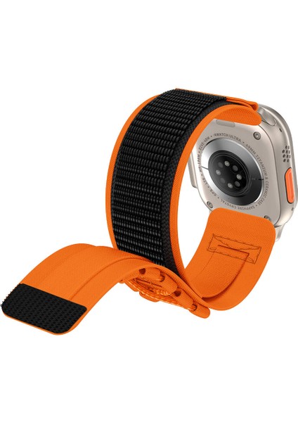 Apple Watch 42MM Krd-99 Hasır Kordon Turuncu modelleri