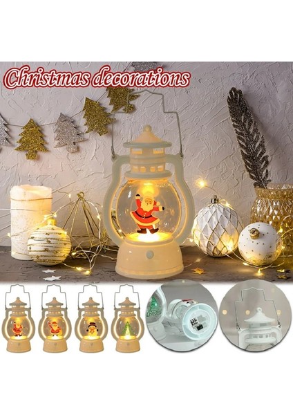 Christmas Hanging Candle LED Lantern Yılbaşı Dekoratif Ledli Şamdan