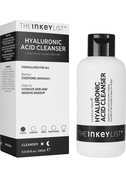The Inkey Lıst Hyaluronic Acid Cleanser - Nemlendirici Yüz Temizleyici 150 Ml