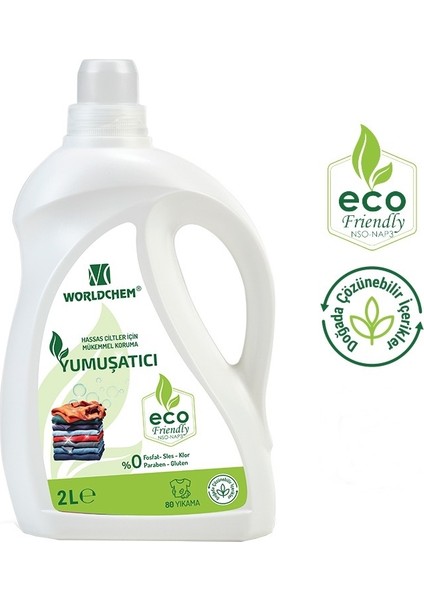 Helal Sertifikalı Çamaşır Yumşatıcı Vz Konsantre 2 Lt