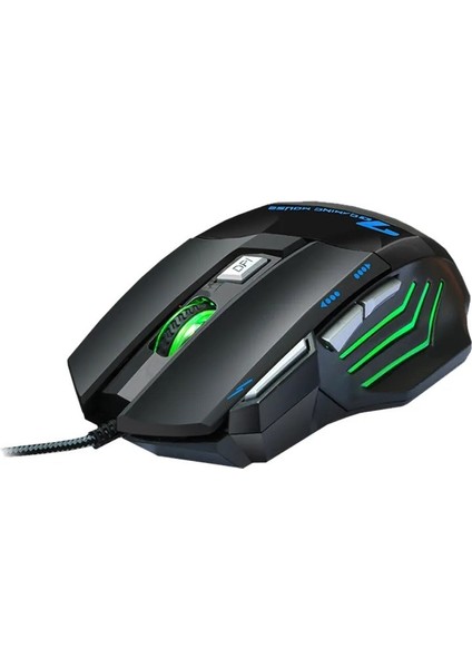 HDG30 USB Ledli Kablolu 7d Oyuncu Mouse 600/3600 Dpı