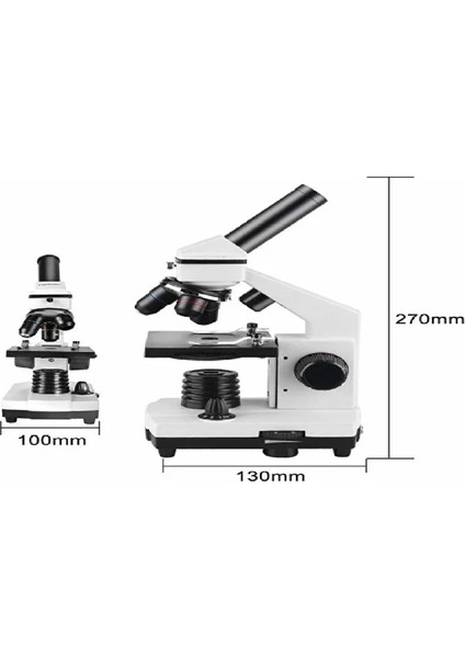 Okul Laboratuarlarına Uygun Eğitim Mikroskobu 640X büyütme BİLGİSAYAR BAĞLANTILI