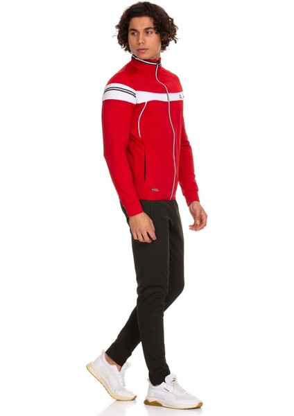 Erkek Fermuarlı Likralı Diz Yapmayan Dalgıç Kırmızı Eşofman Takımı fiyatları