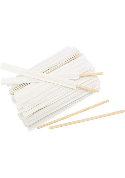 Kağıt Sargılı Ahşap Çay Kahve Karıştırıcı 24x250 . 6000 Adet