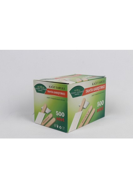 Kağıt Sargılı Ahşap Çay Kahve Karıştırıcı 24x250 . 6000 Adet indirimleri