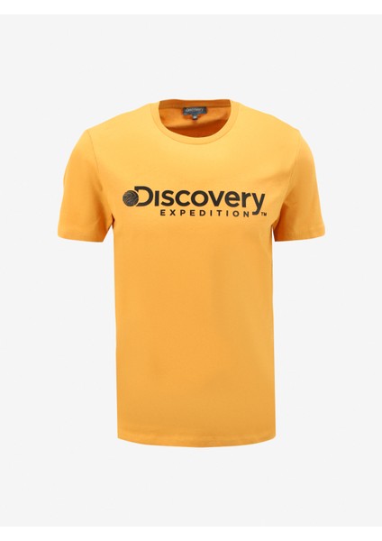 Hardal Erkek Bisiklet Yaka T-Shirt D4SM-TST3290