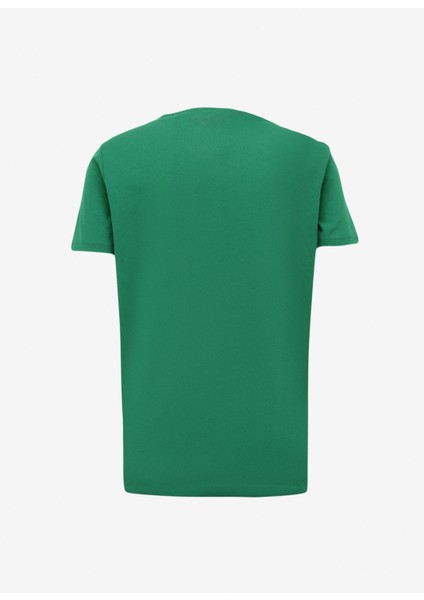 Yeşil Erkek Bisiklet Yaka T-Shirt D4SM-TST3290 fiyatları