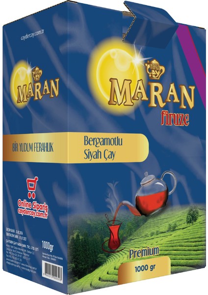 Bergamotlu Siyah Çay 1000 gr