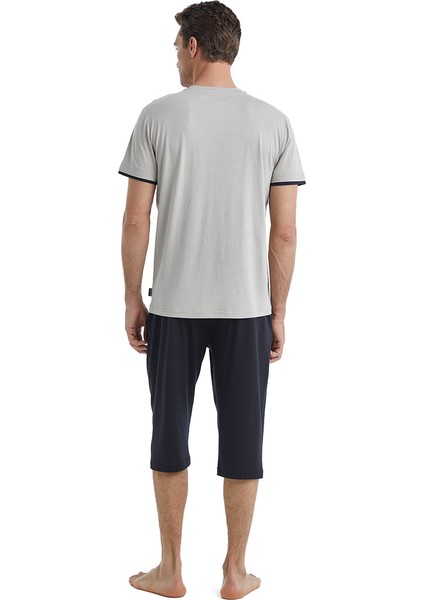 Erkek Pijama Takımı 40501 - Gri