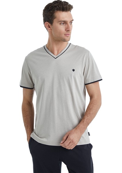 Erkek Pijama Takımı 40501 - Gri