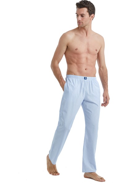 Erkek Pijama Altı 40525 - Mavi