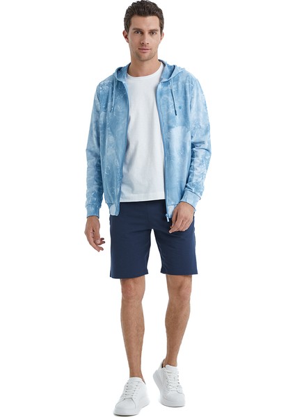 Erkek Sweatshirt 40504 - Mavi