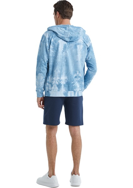 Erkek Sweatshirt 40504 - Mavi