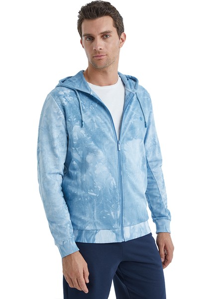 Erkek Sweatshirt 40504 - Mavi