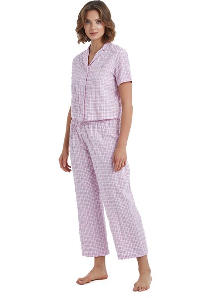 Kadın Pijama Üstü 60410 - Pembe