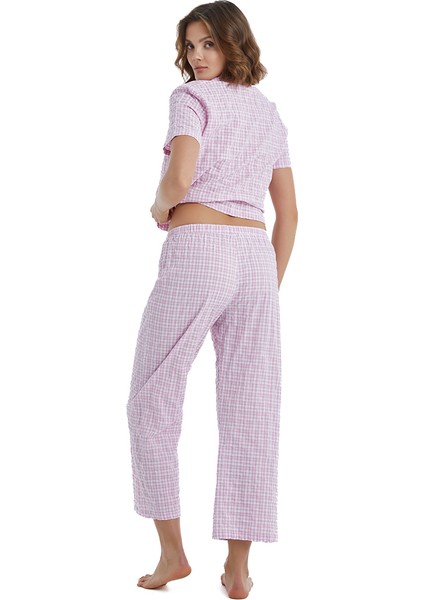 Kadın Pijama Üstü 60410 - Pembe