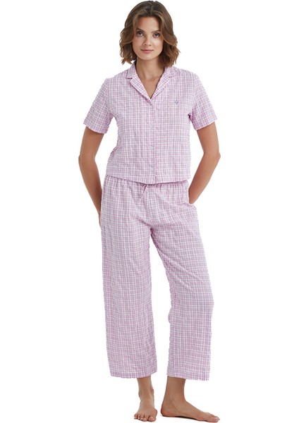 Kadın Pijama Üstü 60410 - Pembe
