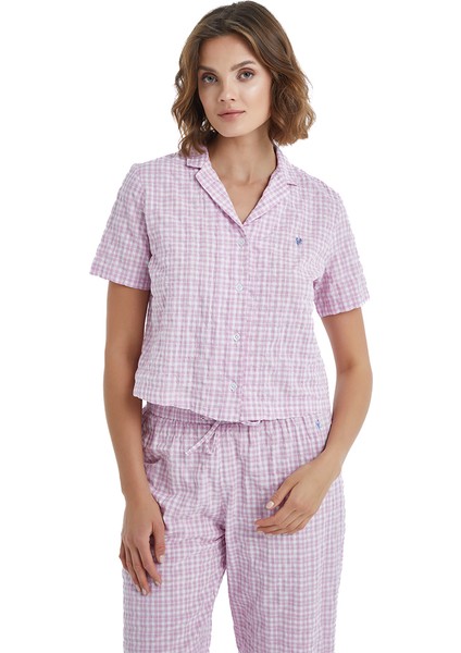 Kadın Pijama Üstü 60410 - Pembe