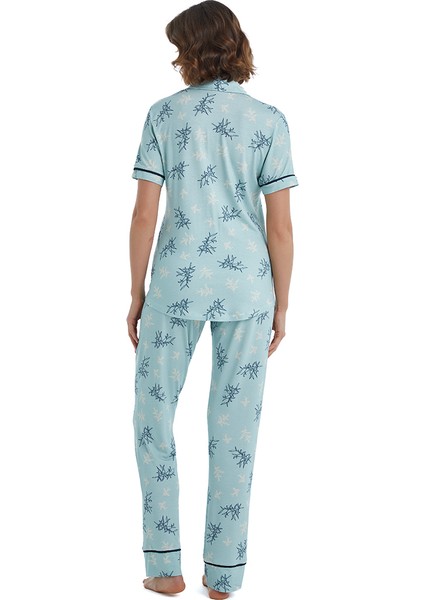 Kadın Pijama Takımı 51411 - Mavi fiyatları