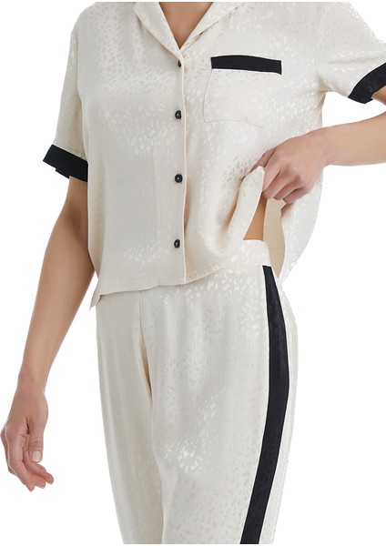 Kadın Pijama Üstü 60364 - Bej indirimleri