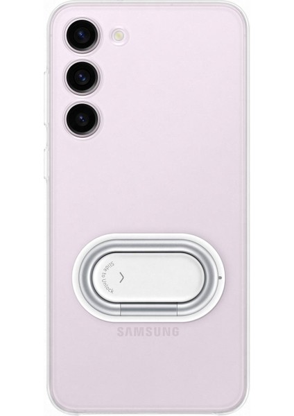 Galaxy S23 Plus Standlı Halkalı Kılıf Şeffaf - EF-XS916CTEGWW