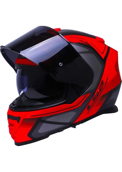 Storm 2 Faster Full Face Motosiklet Kaskı Siyah Vizörlü modelleri