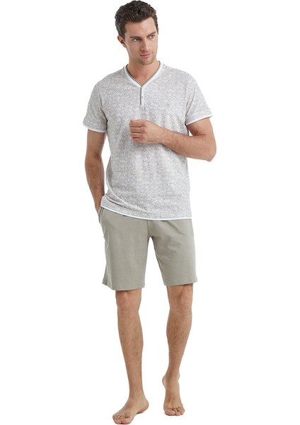 Erkek Pijama Takımı 40471 - Kahverengi modelleri