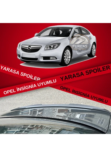 Opel Insignia Bagaj Üstü Yarasa Spoiler Bagaj Çıtası Piano Black