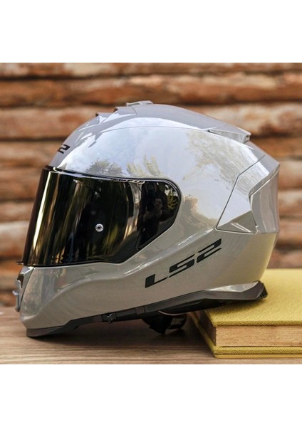 Storm 2 Full Face Motosiklet Kaskı Şeffaf + Siyah Vizörlü