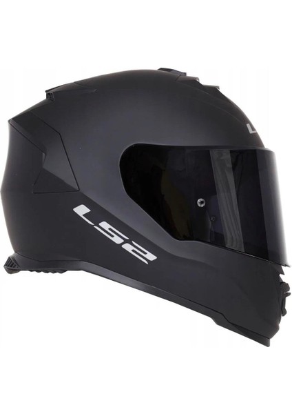 Storm 2 Full Face Motosiklet Kaskı Siyah Vizörlü