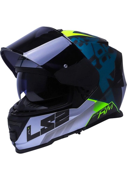 Storm 2 Sprinter Full Face Motosiklet Kaskı Siyah Vizörlü fiyatları