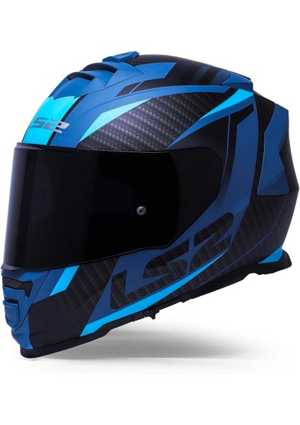 Storm 2 Racer Full Face Motosiklet Kaskı Siyah Vizörlü fiyatları