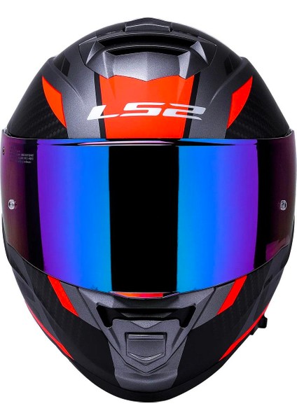 Storm 2 Racer Full Face Motosiklet Kaskı Gökkuşağı Vizörlü fiyatları