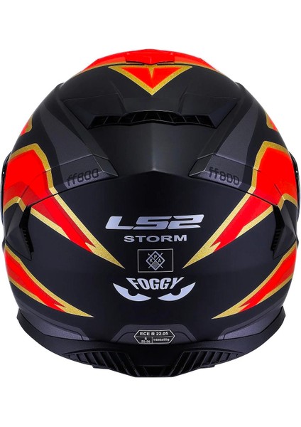 Storm 2 Foggy Full Face Motosiklet Kaskı Şeffaf + Gökkuşağı Vizörlü indirimleri