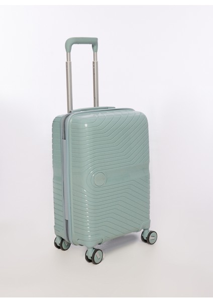 Mavi Unisex 35x55x23 cm Kabin Boy Çekçekli Sert Valiz FAB-5239 fiyatları