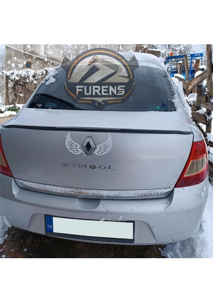 Renault Clio Symbol 2008 - 2012 Talia Bagaj Üstü Yarasa Spoiler Piano Black fiyatları