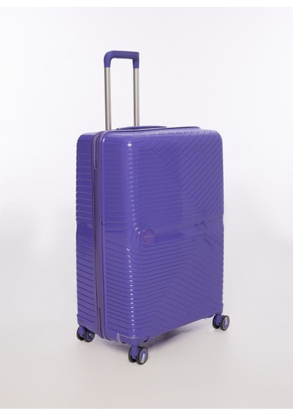 Mor Unisex 47x74x26 cm Büyük Boy Çekçekli Sert Valiz FAB-5239 fiyatları