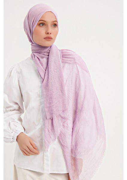 Ultra Hafif Bürümcük Şal 90x190cm - Leylak
