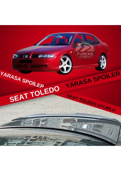 Seat Toledo Bagaj Üstü Yarasa Spoiler Bagaj Çıtası Piano Black